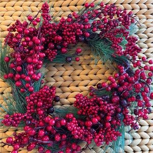 Festive Red Berry Wreath